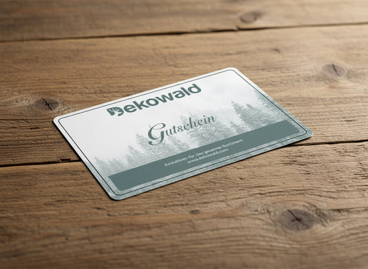 Bild von Geschenkgutschein für Onlineshop von Dekowald. 