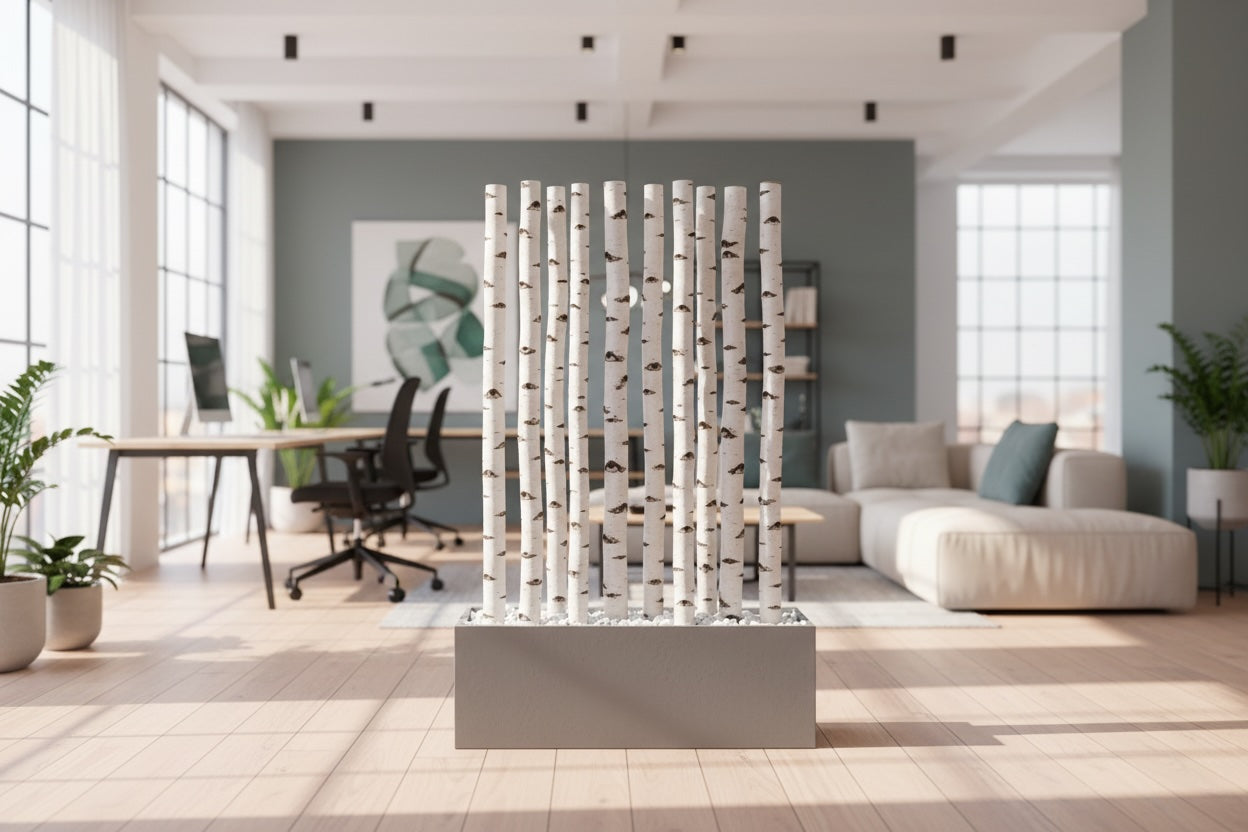 Raumtrenner aus Birke