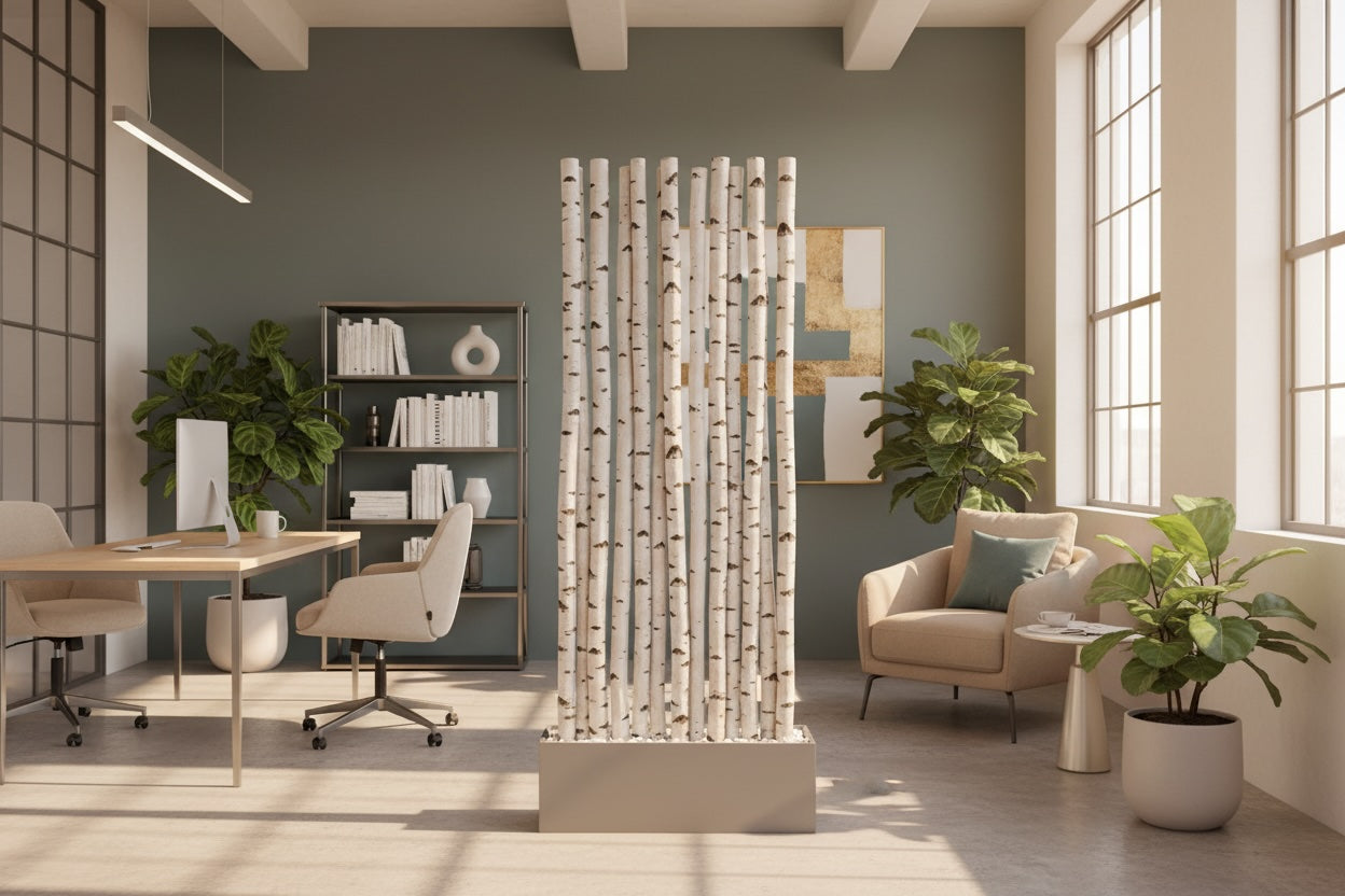 Raumtrenner aus Birke